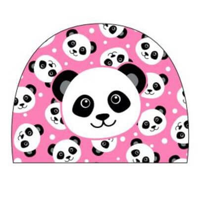 Gorro de Natación en Silicona PBT Happy Suitpanda Rosado – Turbo