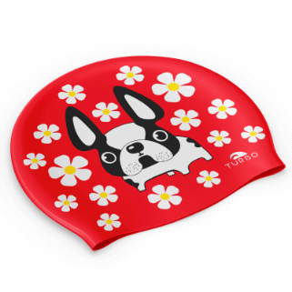 Gorro de Natación en Silicona Puppy and Flowers – Turbo