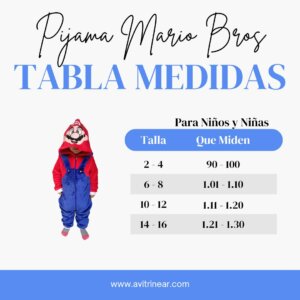 Pijama Térmica Enteriza de Mario Bros