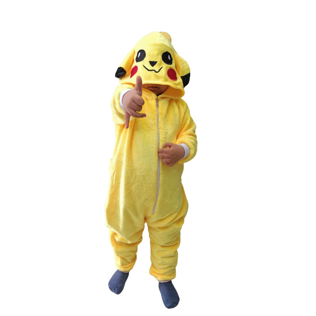 Experimenta la comodidad y estilo único con nuestra Pijama Térmica Enteriza de Pikachu. Hecha con material de calidad premium.