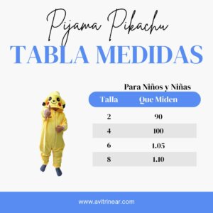 Pijama Térmica Enteriza de Pikachu