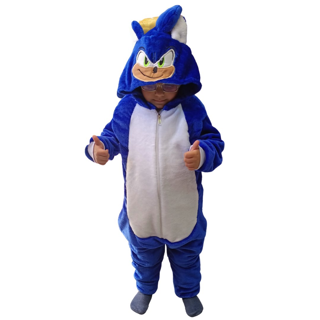 Descubre la calidez y el estilo de la Pijama Térmica Enteriza de Sonic. La mejor opción para noches frías. ¡Haz una inversión en comodidad y diversión!